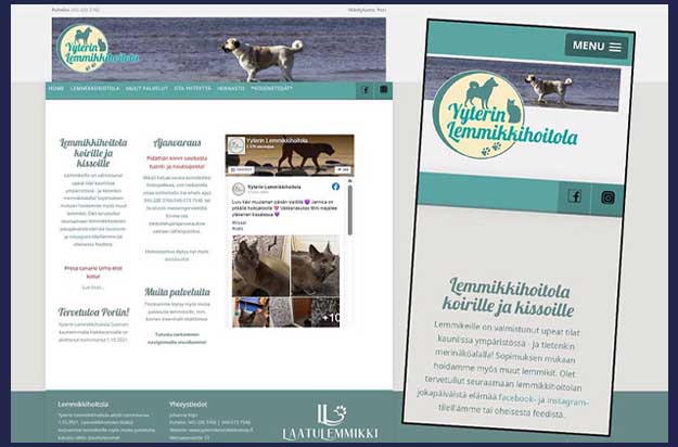 lemmikkihoitolan kotisivut
